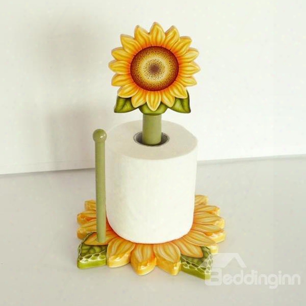 Lightful Manual Sunflower Country Style Paper Holder