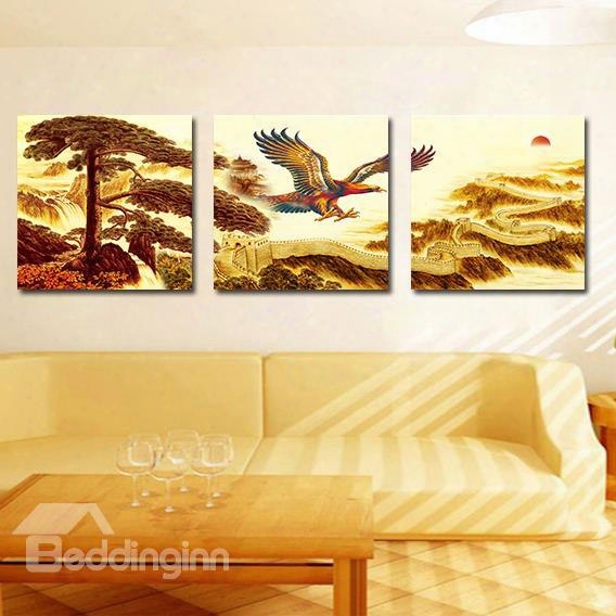 New Arrival Lanneret 3-pieces Of Crystal Film Art Wall Print