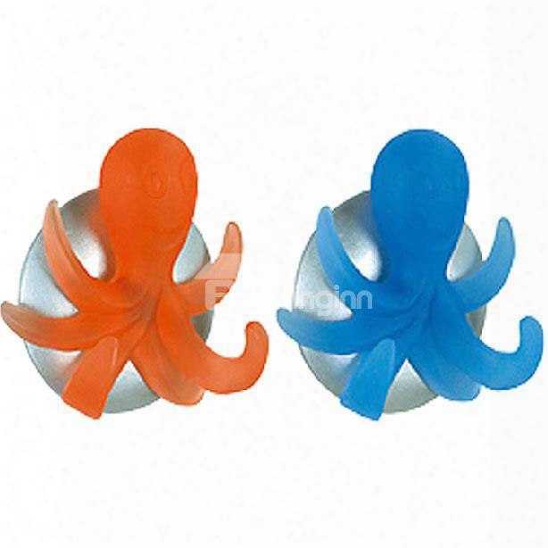 New Arrival Pretty Cartoon Octopus Design Bathroom Hooks