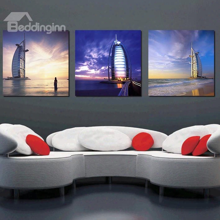 New Stype Pretty 3-pieces Of Crystal Film Art Wall Print
