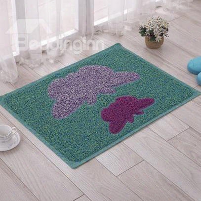 Pretty Butterfly Environmental Protection Pvc Doormat