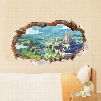 New Classic Wonderful Castle Vision 3D Wall Sticker