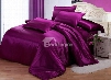 Second Skin Pure Purple 4-Piece Silk Duvet Cover Sets