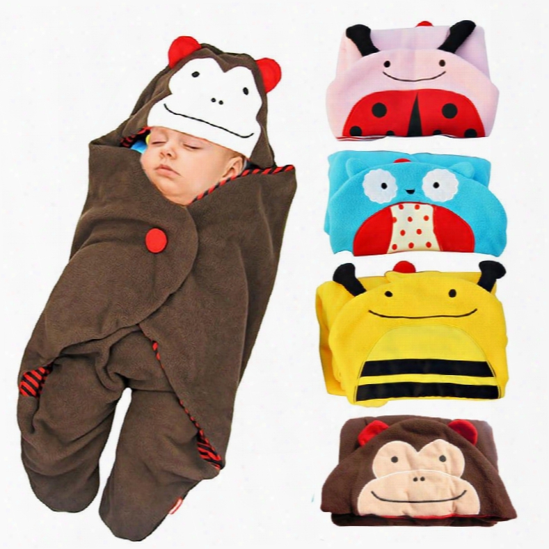Stylish Cartoon Animal Design Cotton Baby Sleeping Bag
