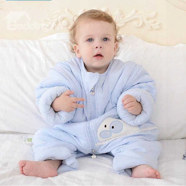 Top Class Cozy Rabbit Blue Baby Sleeping Bag