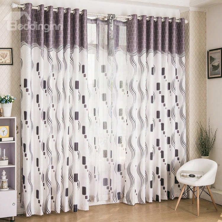 Trending Recent Design Half Shading Grommet Top Curtain