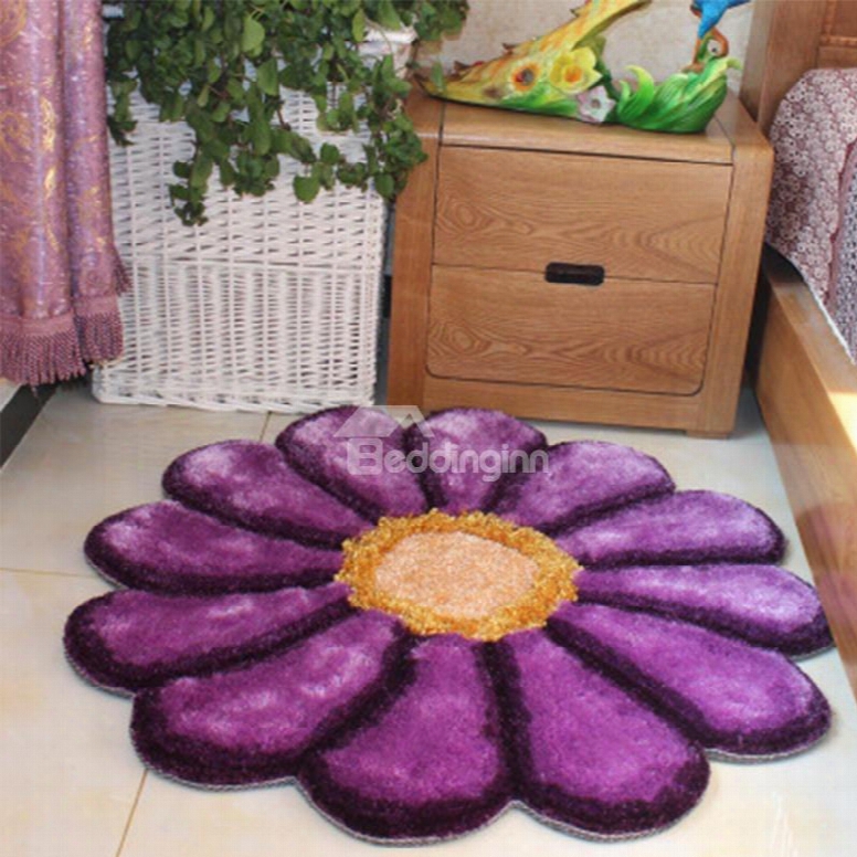 Wonderful Fashion Special-shaped 3d Sunflower Doormat