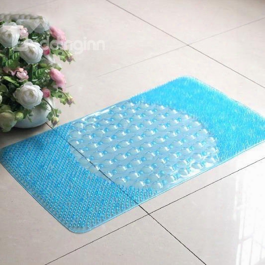 Wonderful Pure Color Massage Skidproof Bath Rug