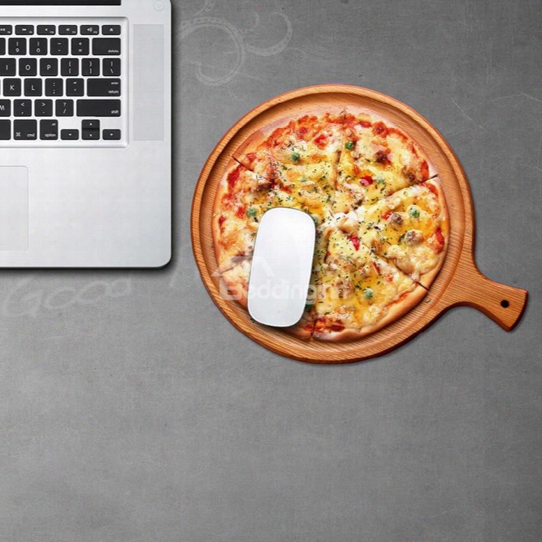 3d Pizza Pattern Removable Mouse Pad Desk Stickers