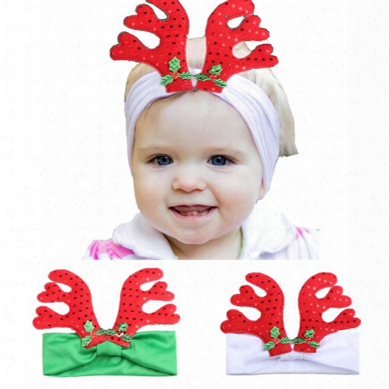 Christmas Deer Baby Decor Head Festival Belt