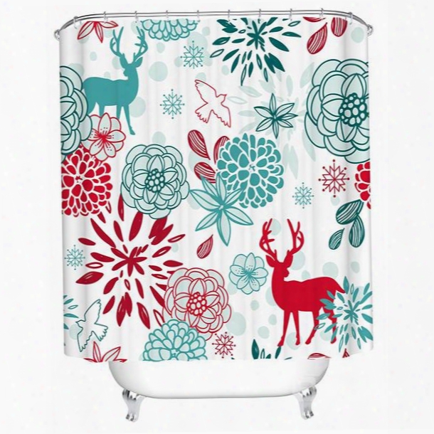 Creative Design Beautiful World Of Life Shower Curtain