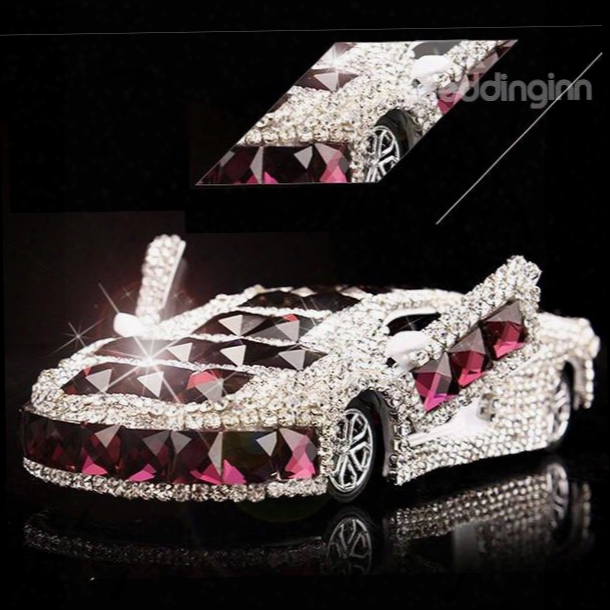 Elegant Crystal And Luxurious Desig Ncar Shape Car Fragrance Base