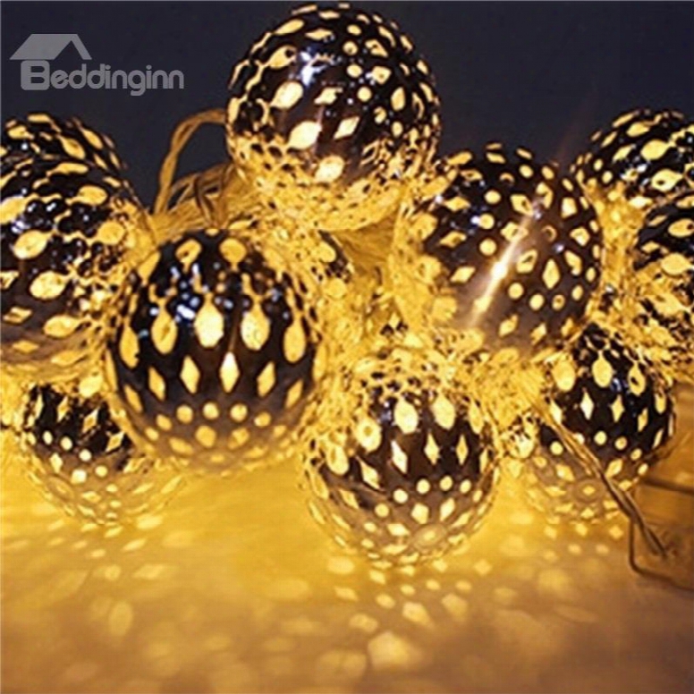 Modern And Elegant Style Moroccan Ball Shape Design 1.5meter Strip Led Lights