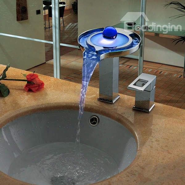 New Arrival High Quality Tempting Led Color Changing Bathroom Sink Faucet