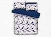 Elegant Calla Lily and Sketch Printed 4-Piece Polyester Bedding Sets