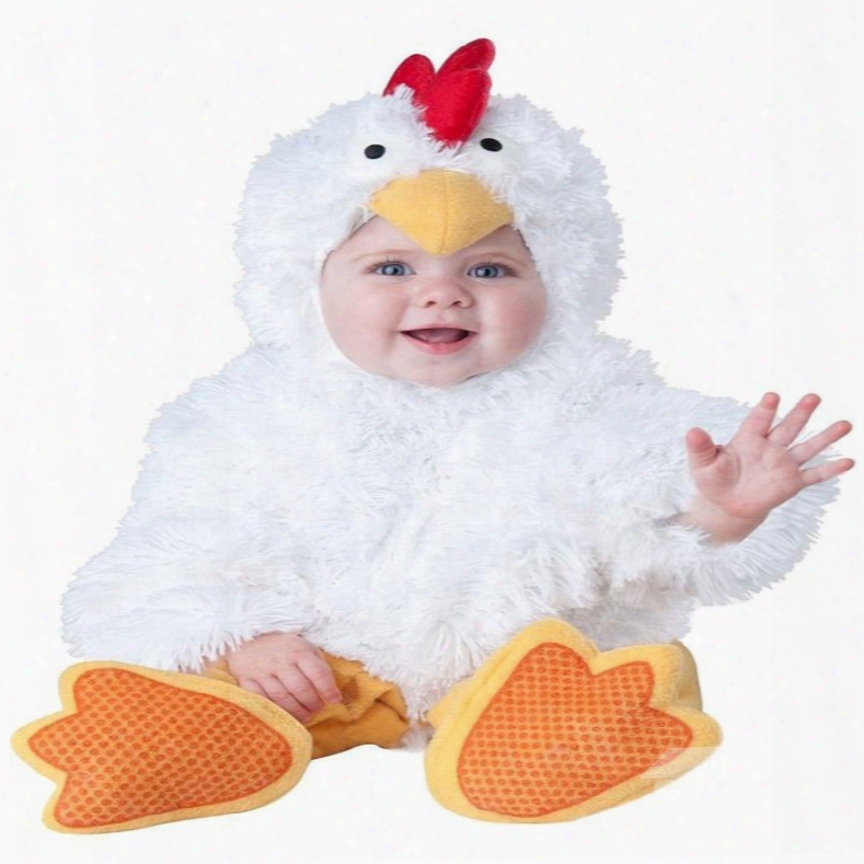 Chick Shaped Cute Stgle Polyester White Baby Costume