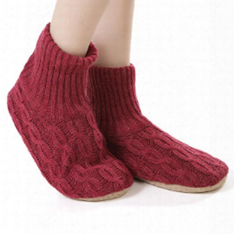 Soft Slippers Socks For Winter Women Floor Footwear Fashion