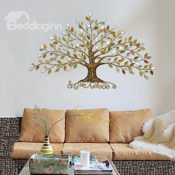 Classiical Wall Decorationtree Design Ironworks Wall Art