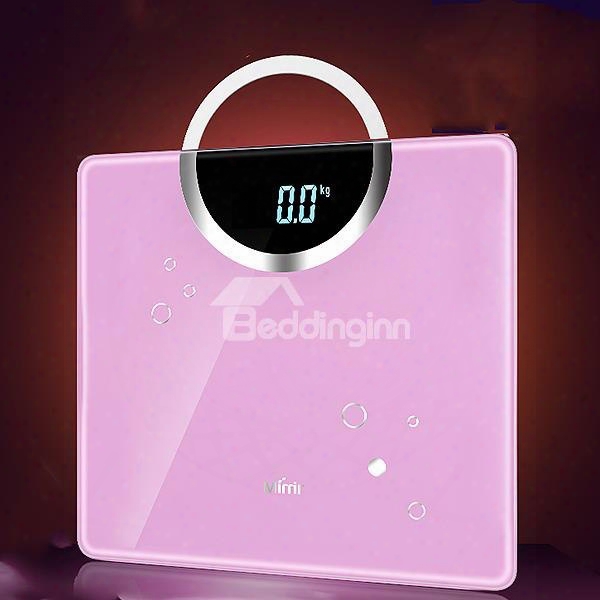Fancy Creative Portable Tempered Glass Electronic Weight Scale