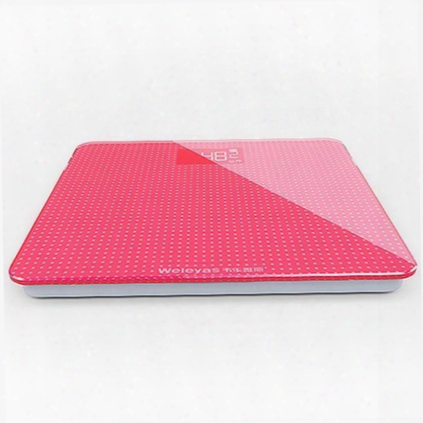 Fashion Adorable Dots Image Tempered Glass Weight Scale