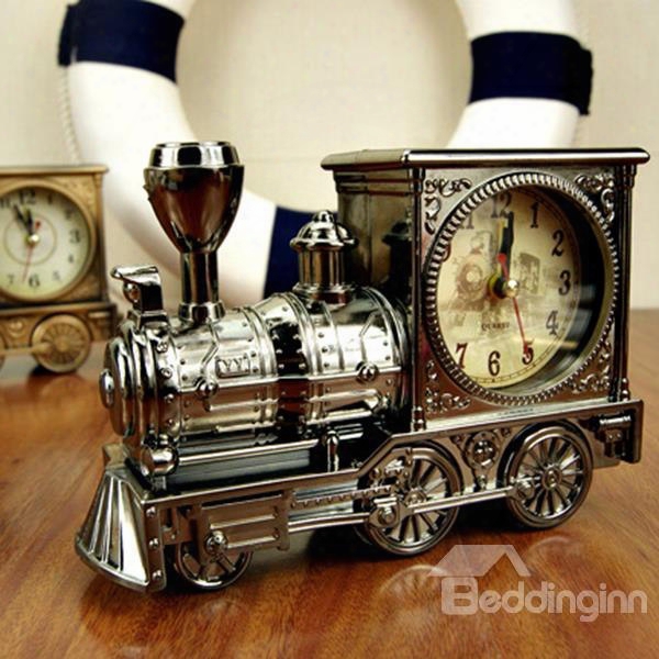 Nice Style And Good Decorative Train Pattern Alarm Clock