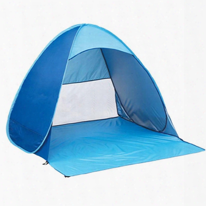 Outdoor 2-person Lightweight And Waterproof Uv-protection Beach Tent