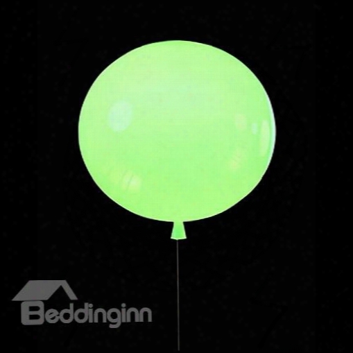 Pretty Modern Acrylic Green Balloon Shape Wall Lights