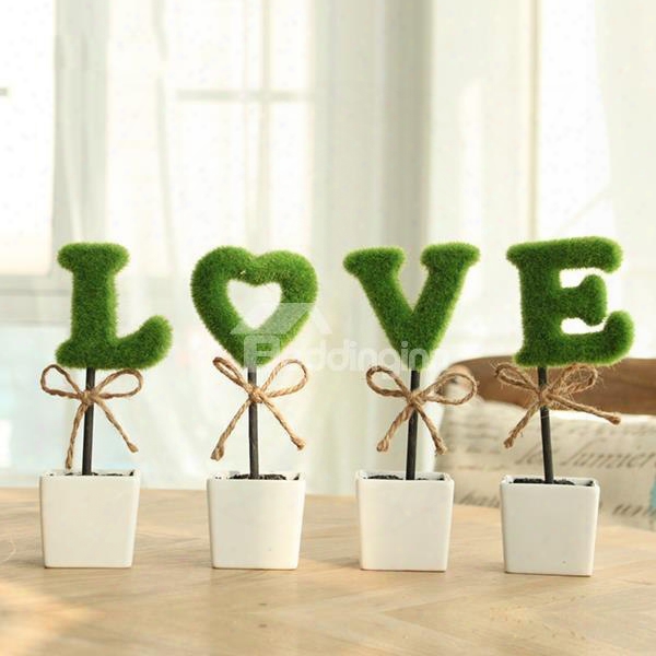 Romantic Creative 1-set Love Artificial Flower Sets