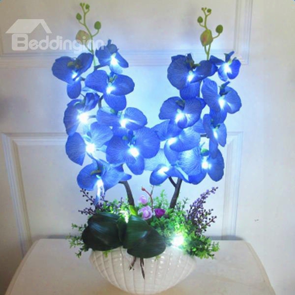 Romantic Creative Colorful Blossom Flower Sets Design Led Lamp
