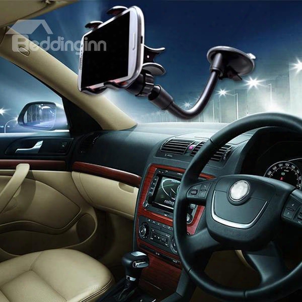 Snake Shaped Design And Practical Abs Aluminum Tube Car Phone Mount