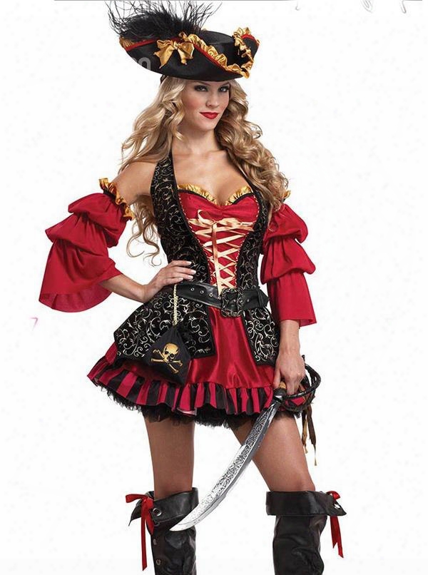 Sumptuous And Sexy European Style Pirate Costume