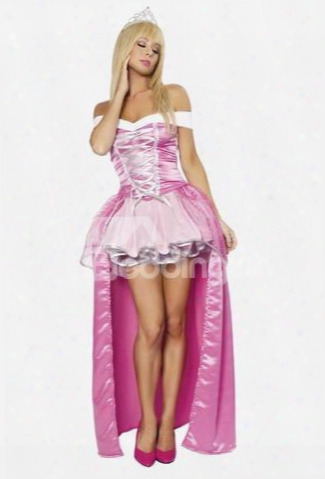 Sweet Cinderella Strap Fro Nt Off Shoulder Dress Costume