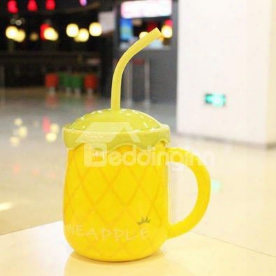 Top Quality Yellow Pineapple Creative Mug