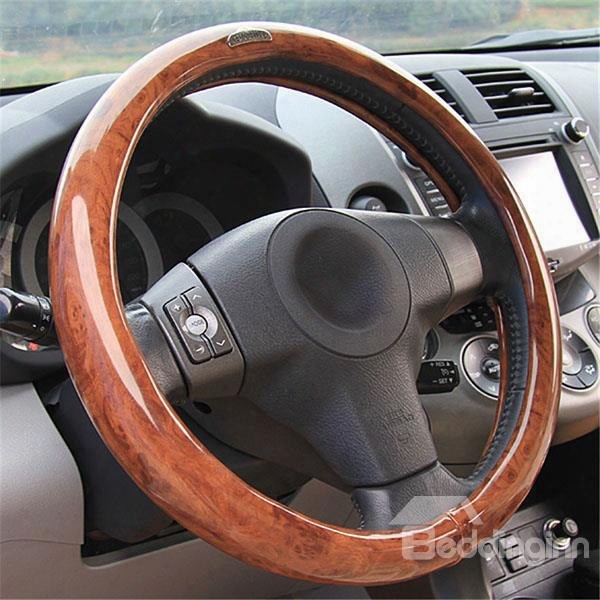 Unique Wood Patern Design And Durable Steering Wheel Covers