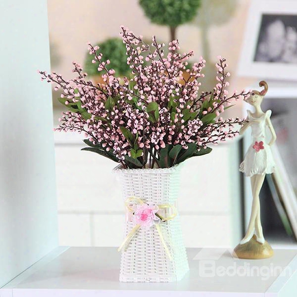 Beautiful Artificial Flower Table Decoration Love Pea Flower Sets