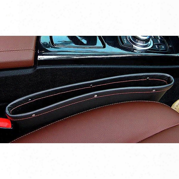 Creative Design And Leather Material Car Side Organzier