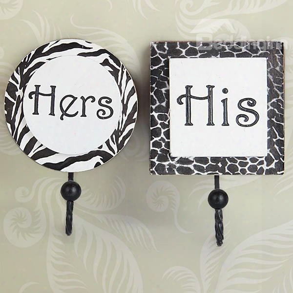 Creative Hers And His Couple Set Wall Hook