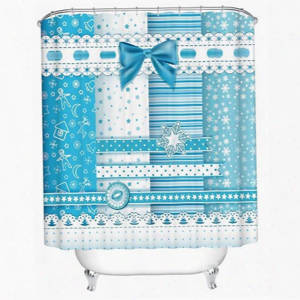 Creative Unique Design Partysu Snow Shower Curtain