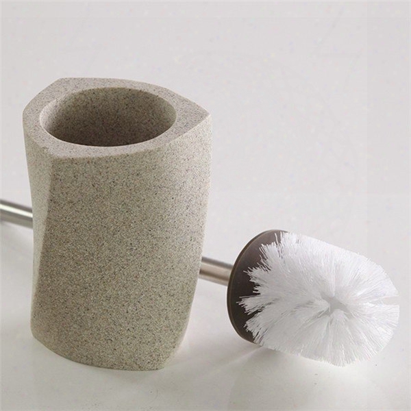 European Style Mediterranean Sea Resin Toilet Brush