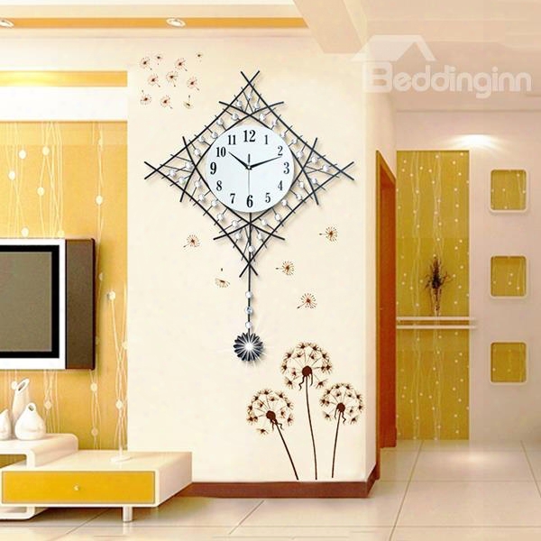 Fantastic Decorative Modern Pendulum Mute Wall Clock
