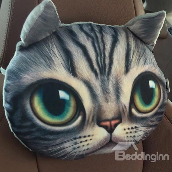 Humorous Personalized Innocent Face Car Seat Pillows