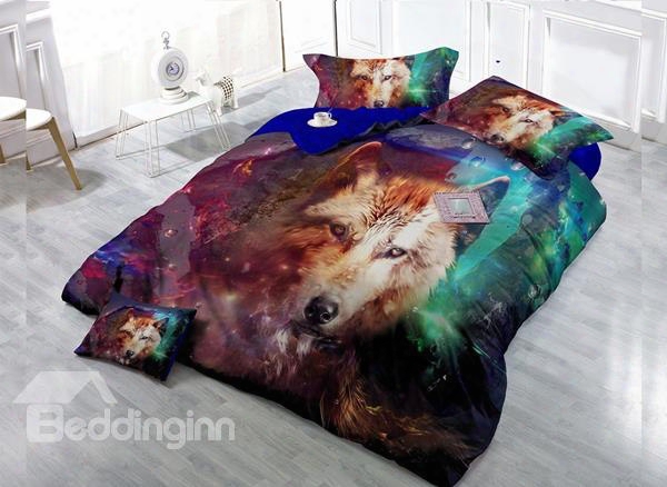 Lifelike Animal 4-piece High Density Satin Drill Duvet Cover Sets