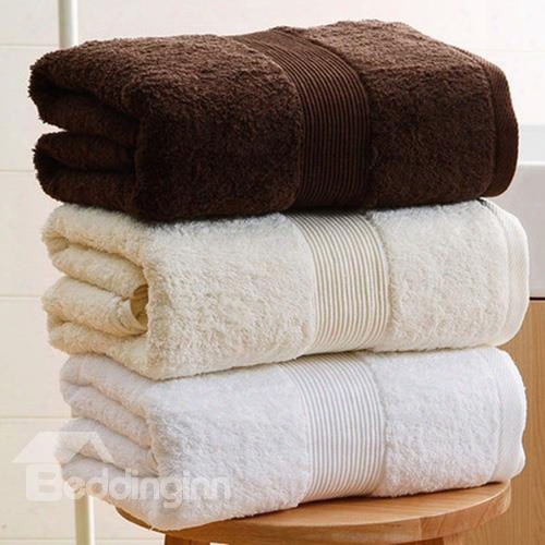 Popular Pure Color Thick Hotel Cotton Towel