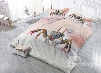 Cartoon Crab 4-Piece High Density Satin Drill Duvet Cover Sets