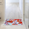 Golden Fish in Clear Water Slipping-Preventing Water-Proof Bathroom 3D Floor Sticker