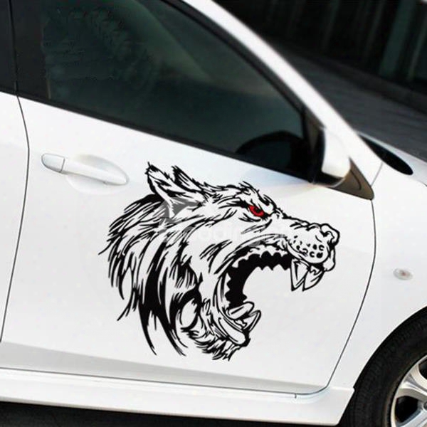 Super Cool Wolf Totem Light Reflectivecar Stckers