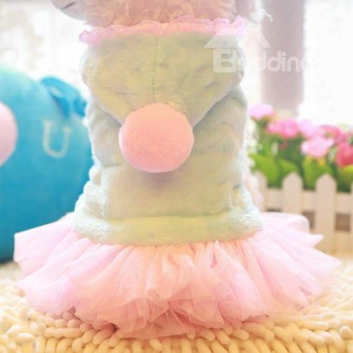 Top Quality Cinderella Thickened Cotton Dog Clothing