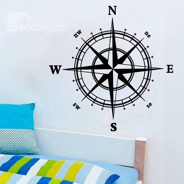 Amazing Creative Compasses Nursary Removable Wall Sticker