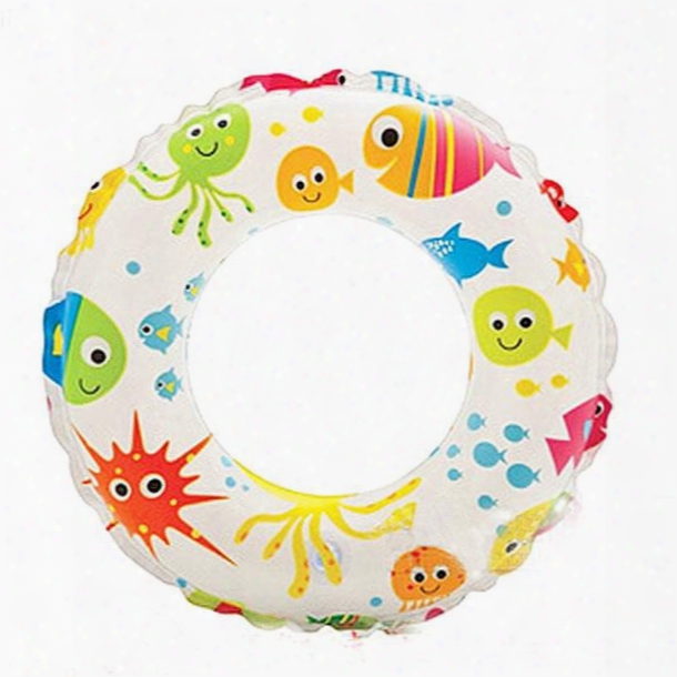 Colorful Fish Pattern Children Swim Ring