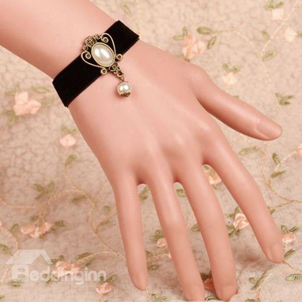 Elegant Simple Style Solid Color Nice Quality Lace Necklace